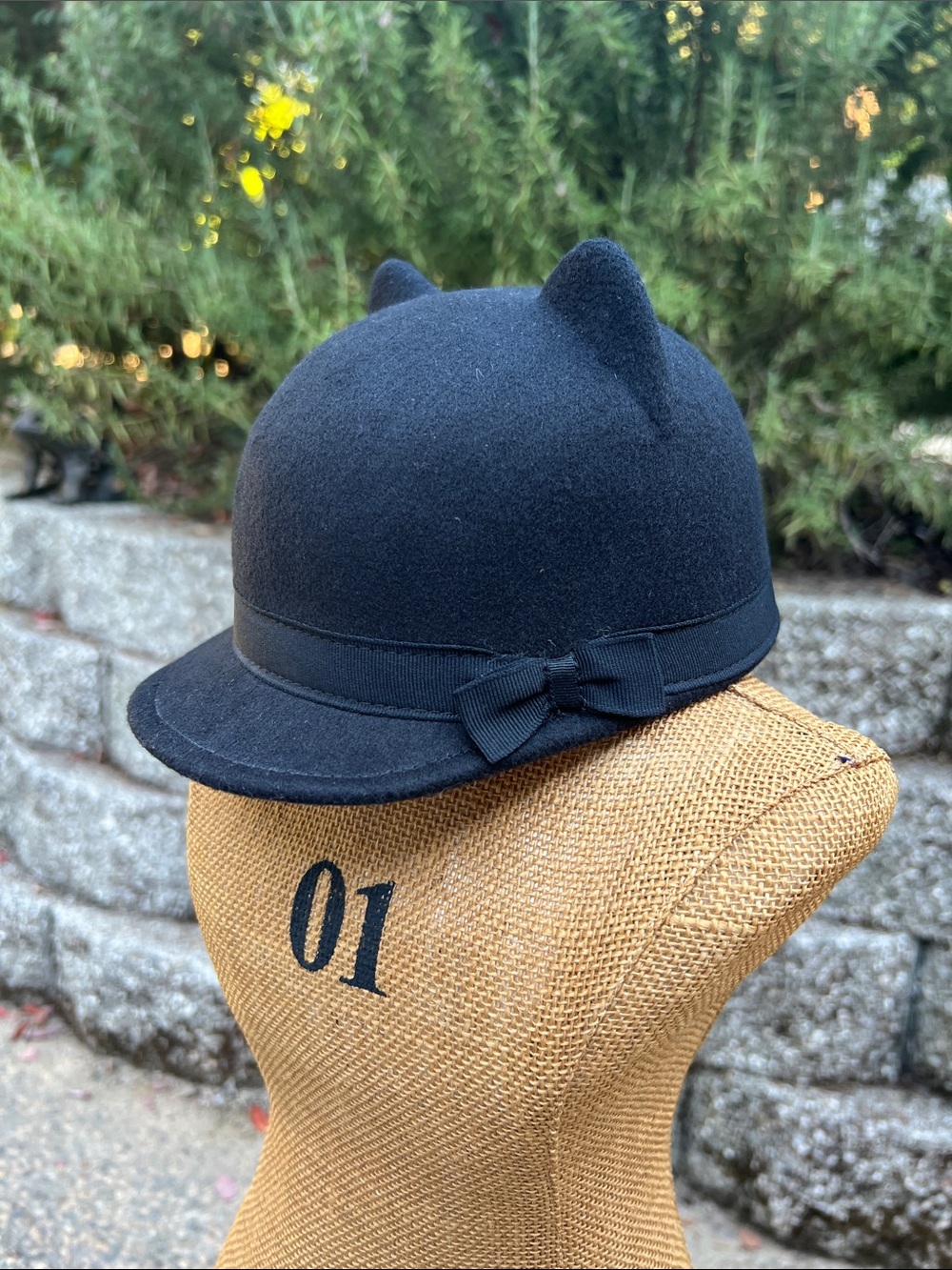 Gymboree City Kitty Cat Ears Riding Cap